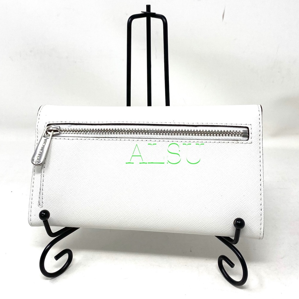Michael Kors Trifolder Large Leather Optic White - Picture 4 of 6